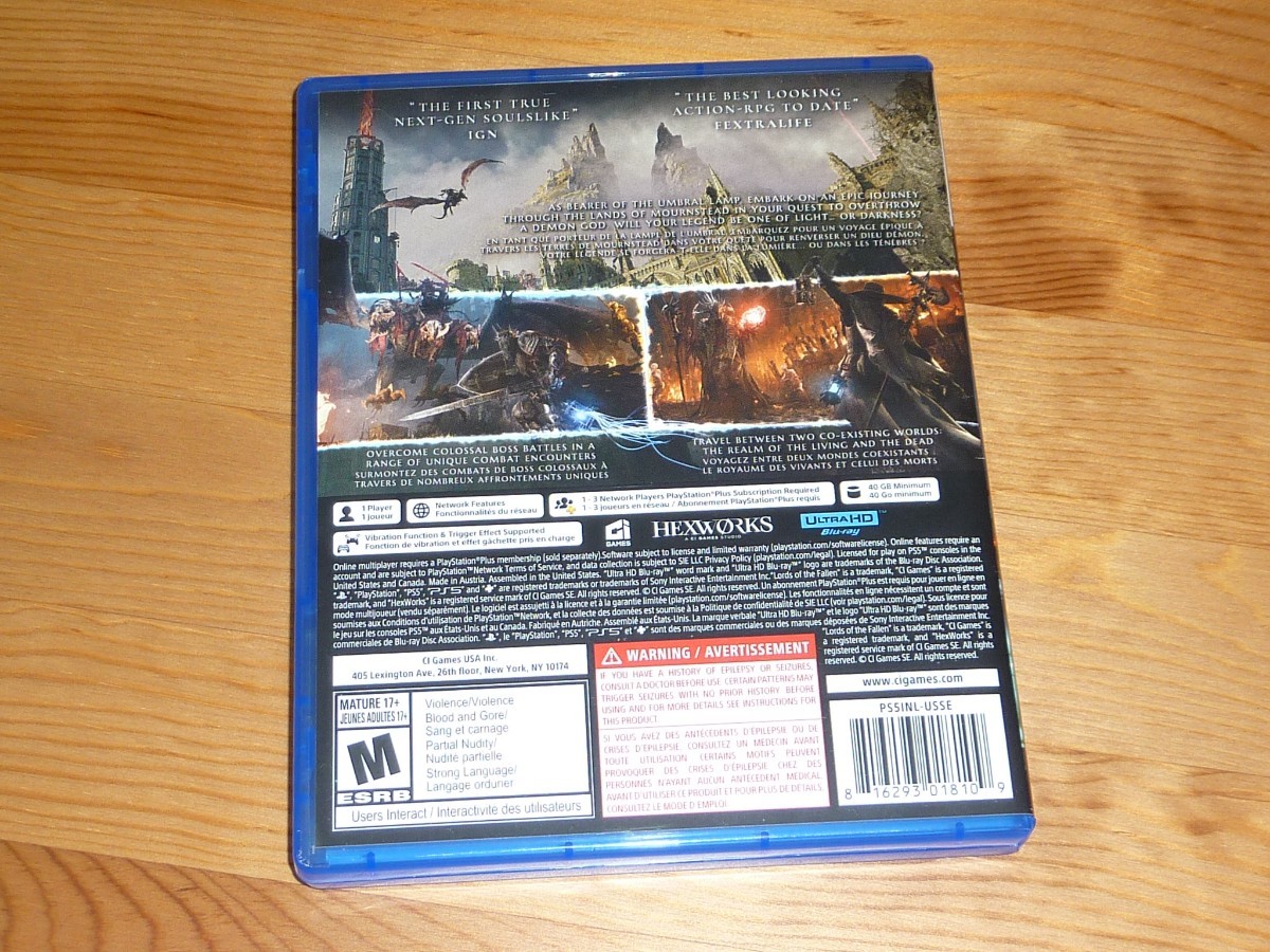 PS5 Lords of the Fallen ロードオブザフォールン 北米版 日本語字幕