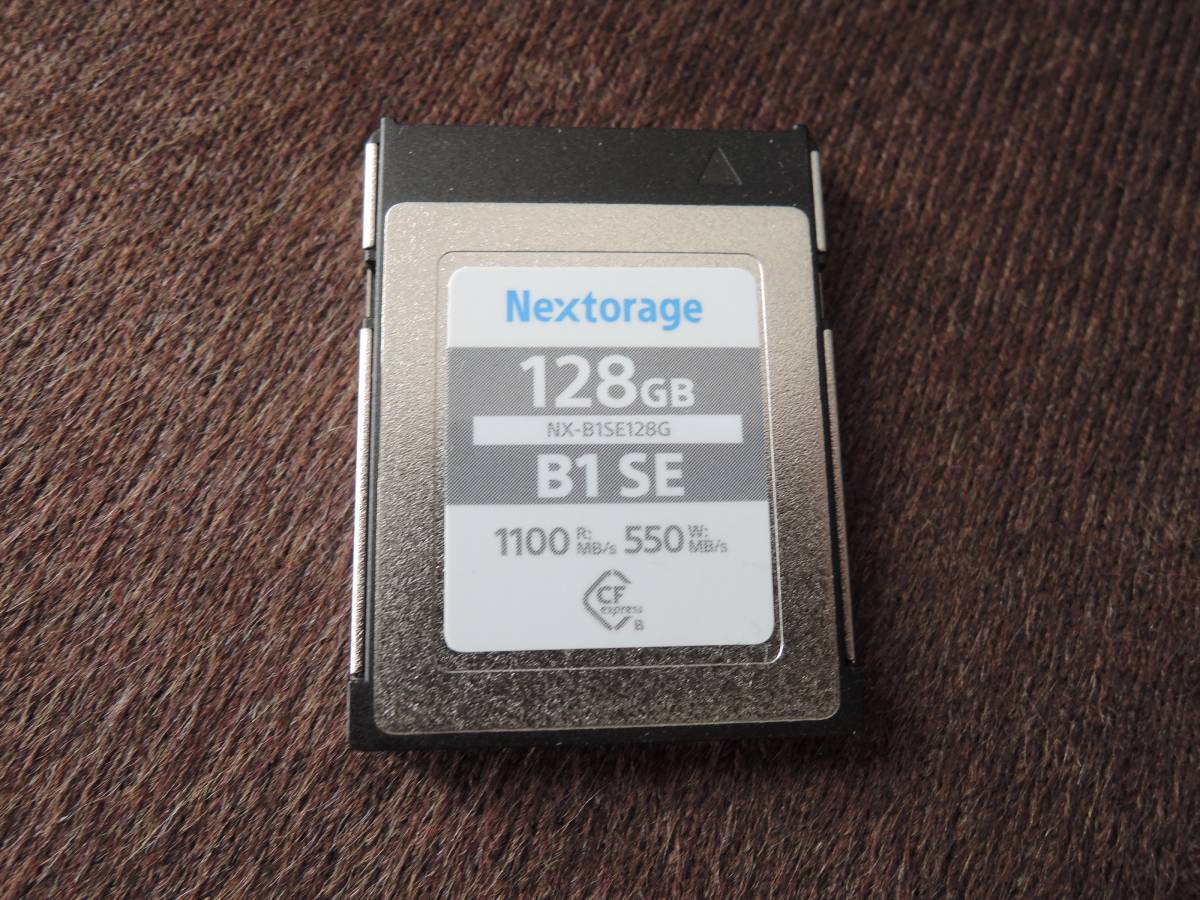 ■Nextorage CFEXPRESSメモリ TYPE-B 128GB B1 SE R:1100MB/s W:550MB/s_画像2