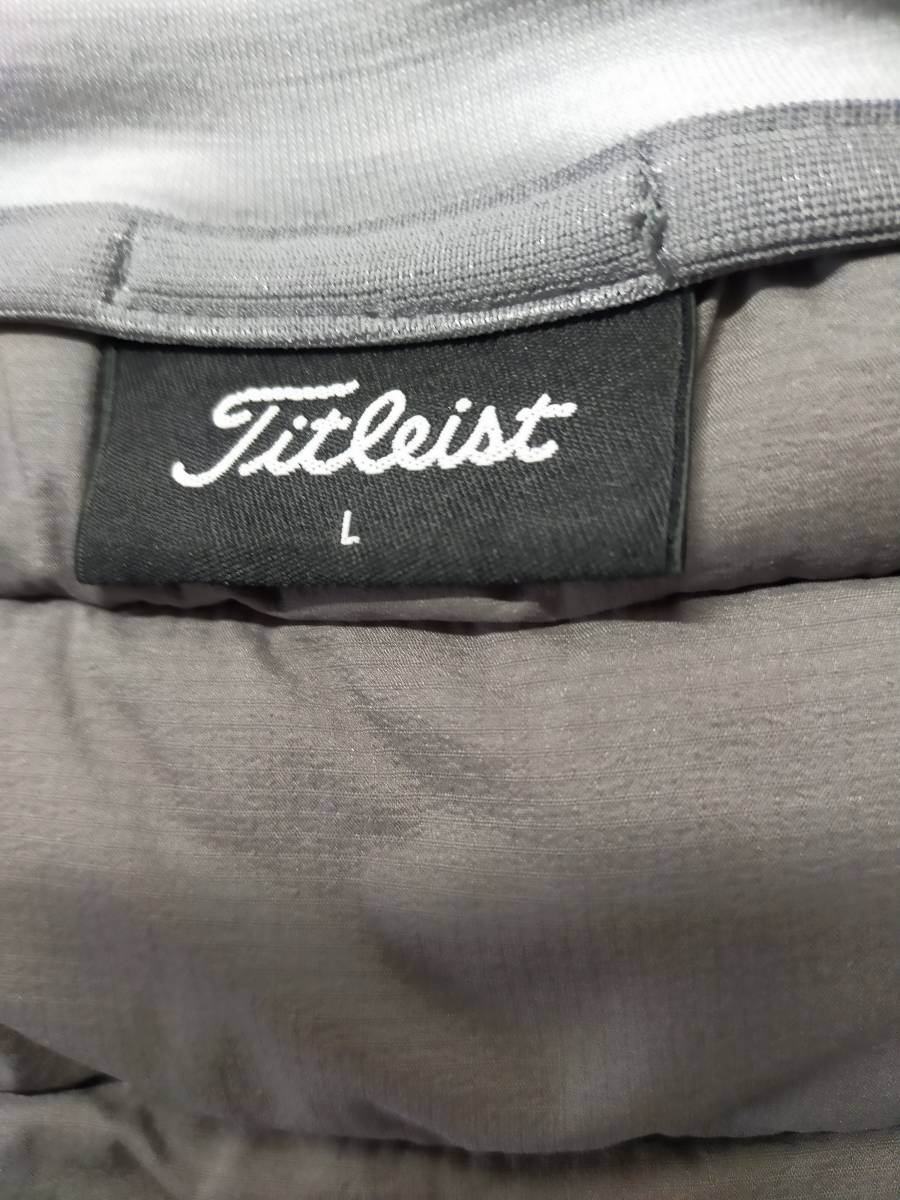 ■美品　タイトリスト TITLEIST ストレッチ 中綿ジャケット　 メンズ L　ゴルフウェア _画像6