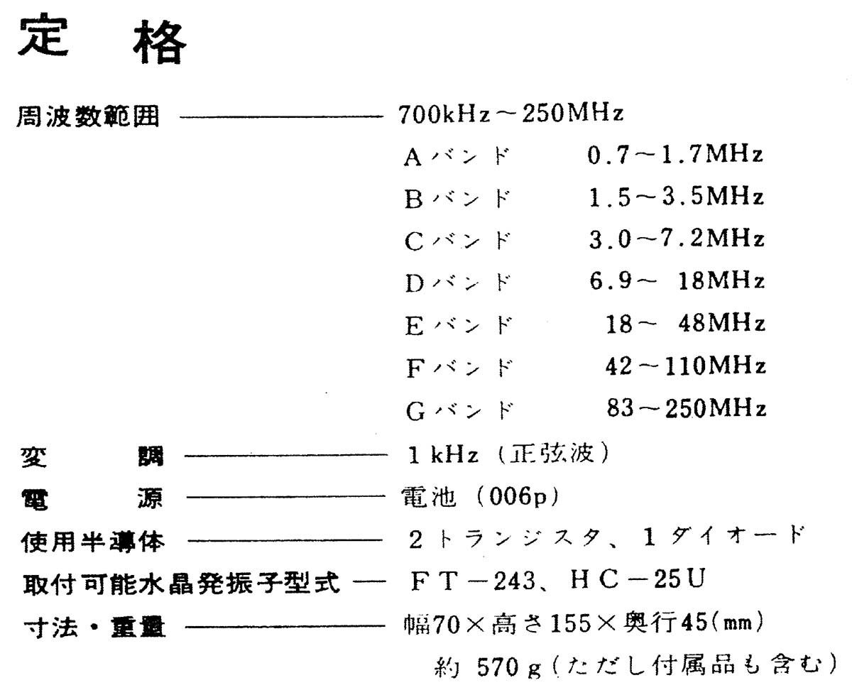 DM-800【TRIO】ディップメーター　現状渡し品_画像2