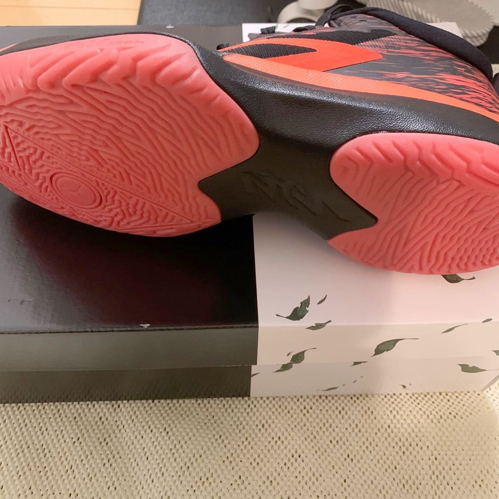 NIKE ジョーダン ザイオン1 SP PF ブラック/チリレッド/アルファオレンジ 29.5cm ナルト_画像6