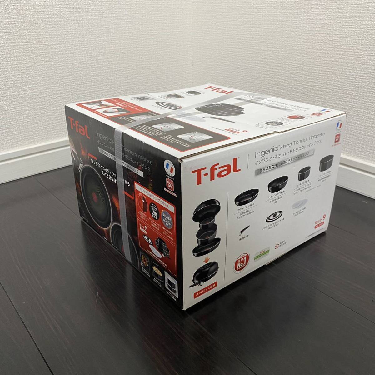 【新品未使用】ティファール　T-fal インジニオネオ　ハードチタニウム　インテンス　9点セット ガス火対応 取手計2本 10点_画像5