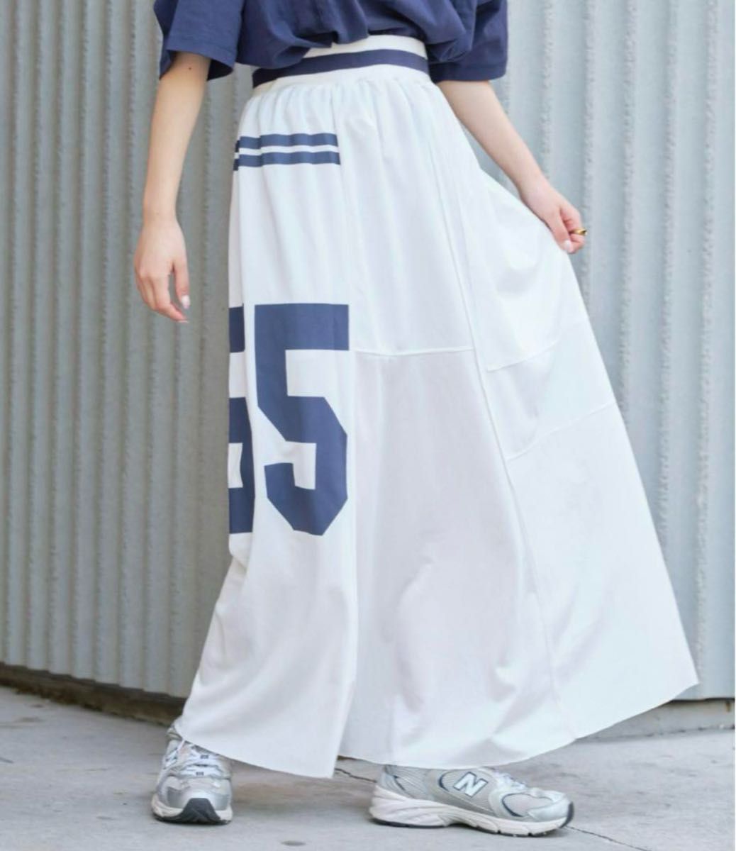 【etsinta／エシンタ】リメイクメッシュユニフォームスカート