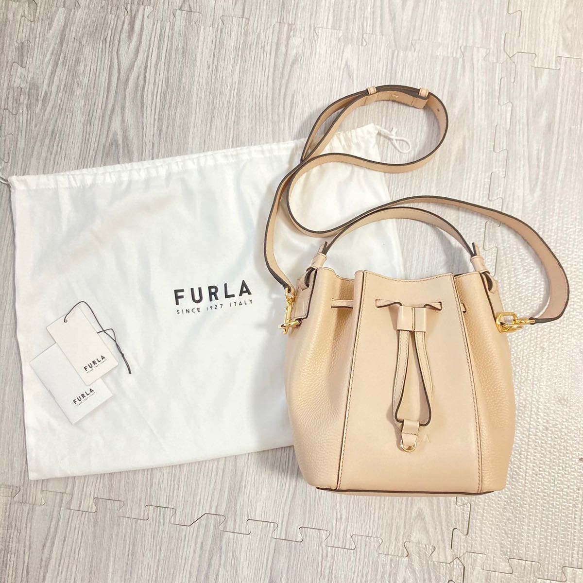 フルラ ショルダーバッグ ハンドバッグ ミアステラ バケットバッグ ベージュ BALLERINA I B4L00 レディース FURLA WB00353新品未使用_画像1