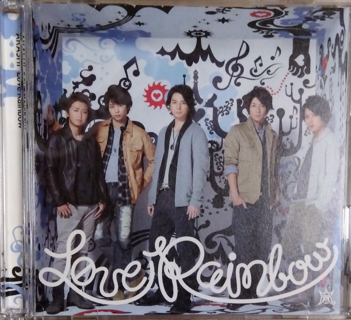 嵐 中古品 ARASHI「Love RainboW」 初回限定盤 CD+DVD (メイキング映像付)_画像1