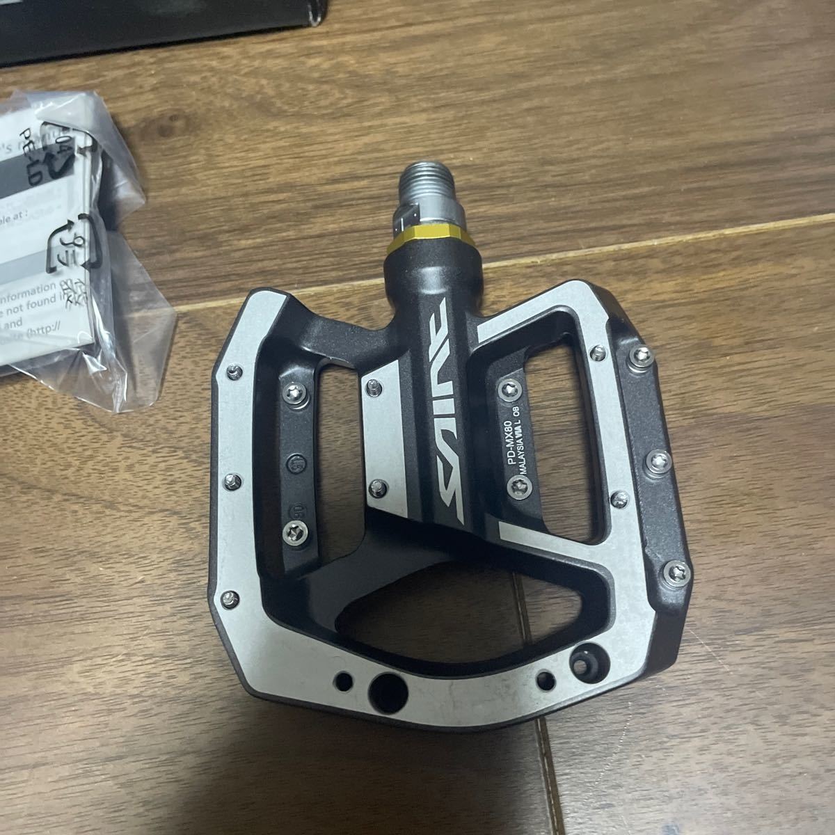 962*SHIMANO シマノ SAINT セイント PD-MX80 フラットペダル 元箱付き 未使用品_画像3