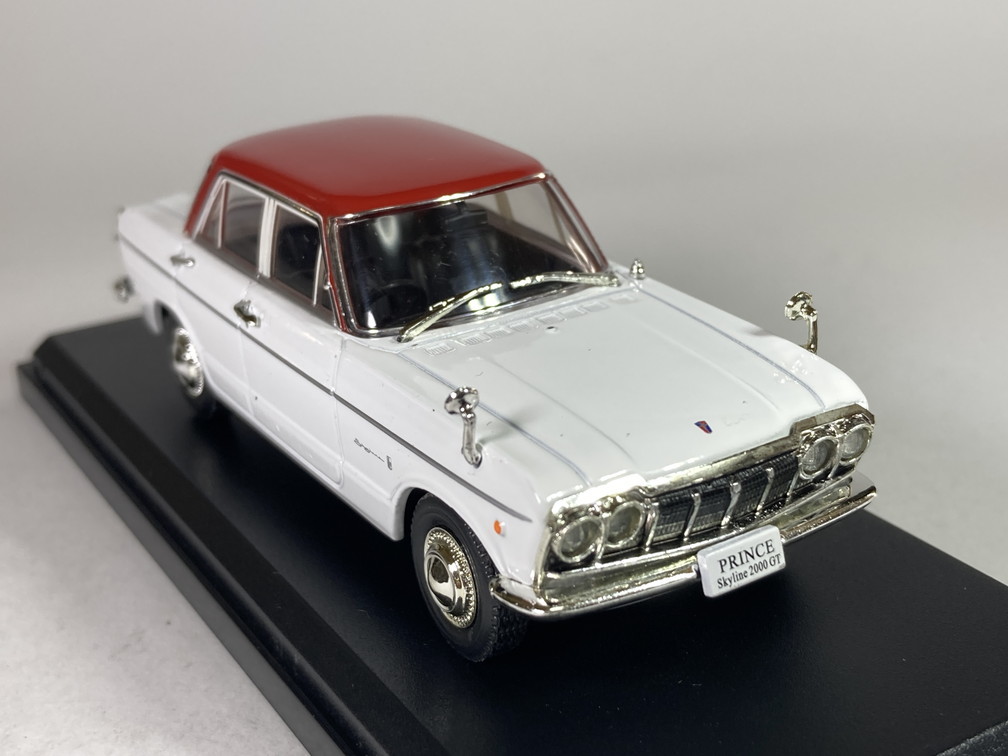 プリンス スカイライン Prince Skyline 2000 GT (1965) 1/43 - アシェット国産名車コレクション Hachette_画像7