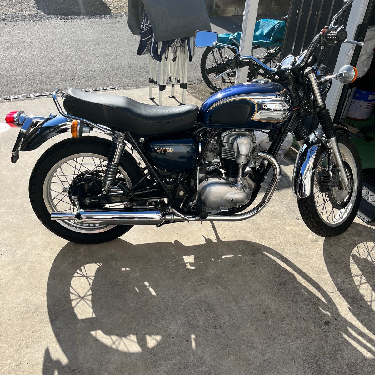 Kawasaki　w650 中古　車体　車検無し　引き取り限定　千葉県野田市！_画像3