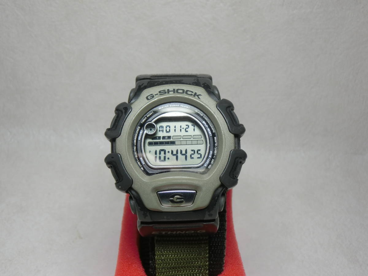 【NO115-O6003ヌ】中古品：CASIO カシオ G-SHOCK DW-004 ETHNO・G 腕時計 作動品 比較的きれいな商品の画像1