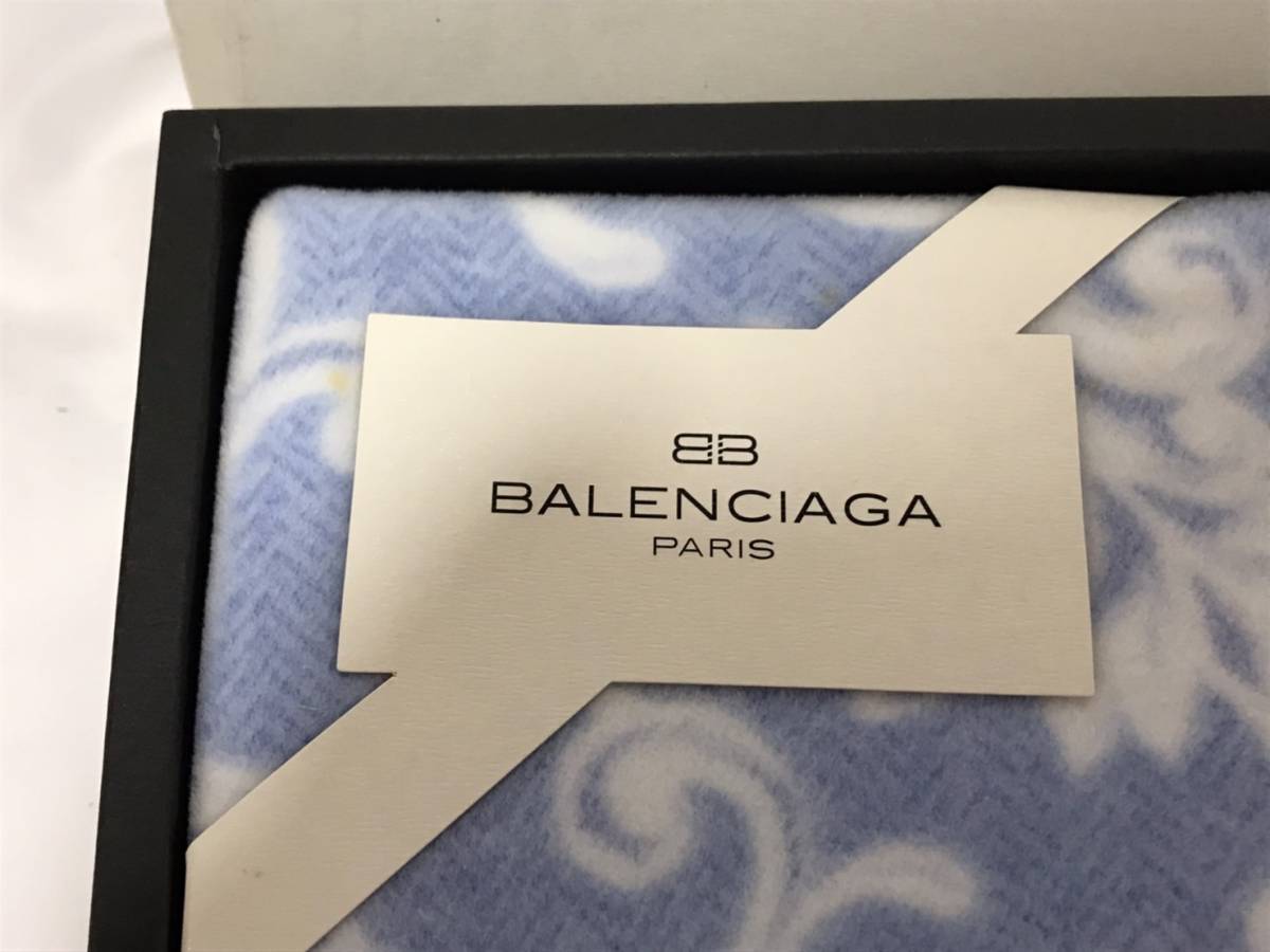 ★送料無料★ワケアリ★【 BALENCIAGA 】バレンシアガ 毛布 140cm×200cm_画像3