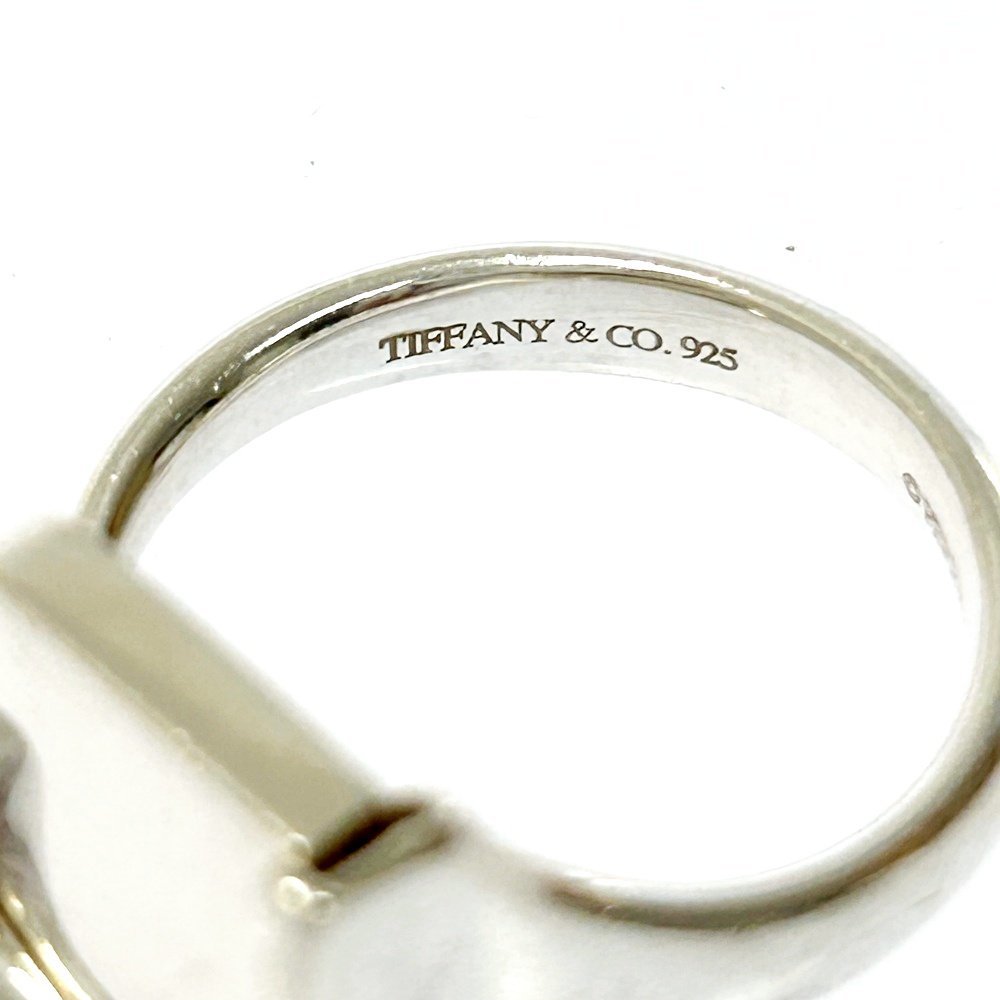 【1円スタート】TIFFANY & Co. ティファニー シルバー エルサペレッティ スプラッシュ プレート 6.0g 925刻印 指輪 リング 225994_画像6