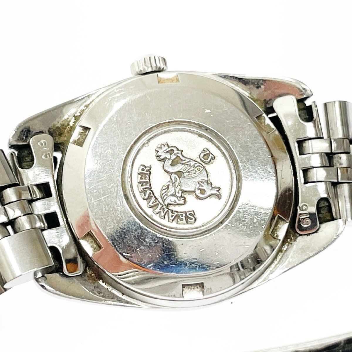 【1円スタート】OMEGA オメガ シーマスター SS シルバー文字盤 自動巻き レディース腕時計 225330_画像6