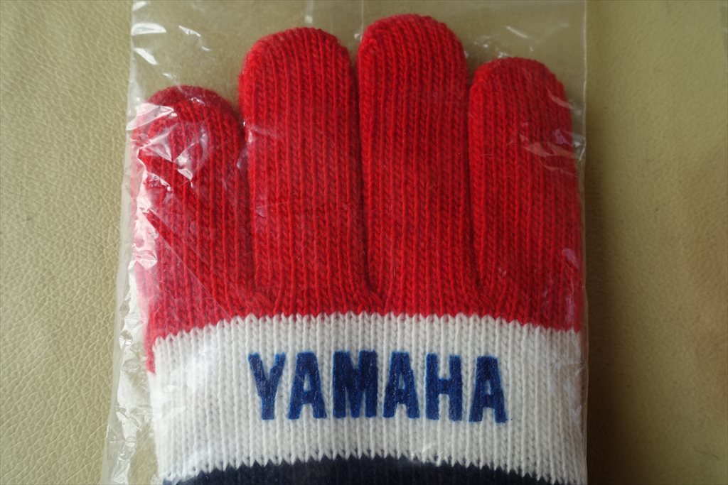 ヤマハ　「YAMAHA」ロゴ入り手袋（すべり止め付軍手）　2個（2双）　未使用未開封の長期保管品_画像5