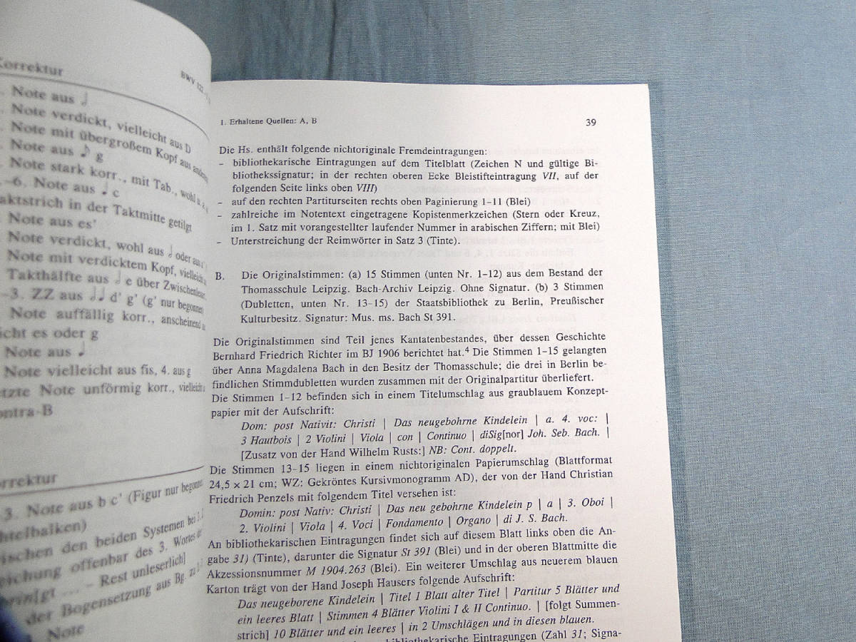 o) 新バッハ全集 批判校訂報告書 1/3.2 クリスマス後、最初の日曜日のカンタータ[1]2024の画像4