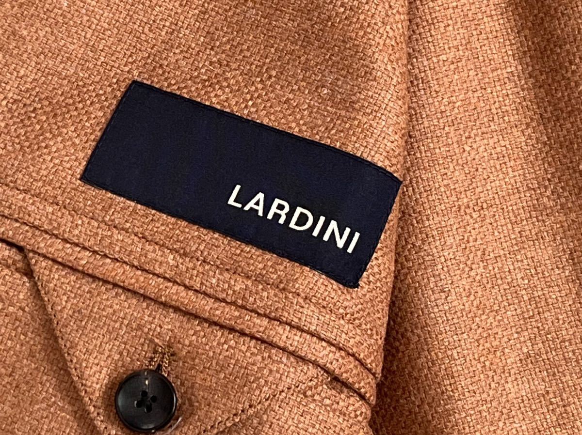 LARDINI 近年モデル ラルディーニ サイズ 46 S〜M テーラードジャケット ライトブラウン系 ウール 100% イタリア製_画像5