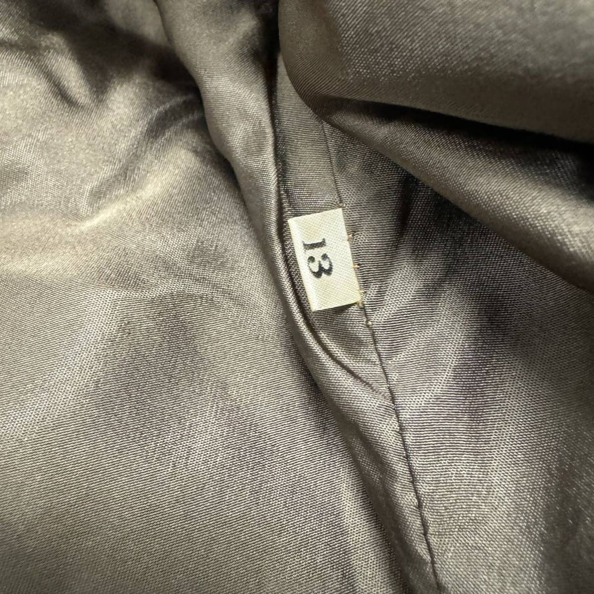 最高級 希少デザイン 毛皮 デミバフミンク コート 和装 ブラウン 13号 裏地刺繍 リアルファー レディース d246_画像7