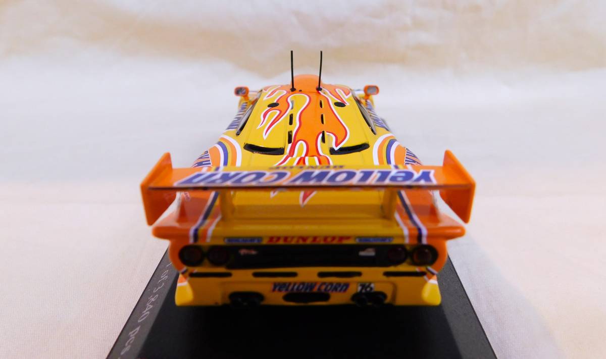 ☆サイン入り☆MINICHANPS McLaren F1 GTR Team Hitotsuyama Japan GT Championship 2002 Hattori/Tajima 1/43 Yellow Corn 76☆送料520円_画像5