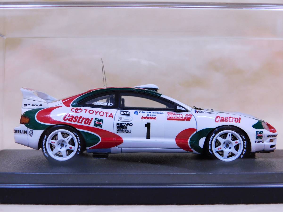 ☆TOYOTA Celica GT-Four #1 1995 Tour de Corse 1/43 HPI 8307 ミラージュ トヨタ セリカ GT-Four ツールドコルス 1995#1☆送料520円_画像5