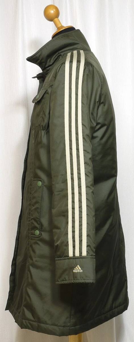 *adidas Adidas lady's with cotton polyester material for sport coat olive green bench coat S size 