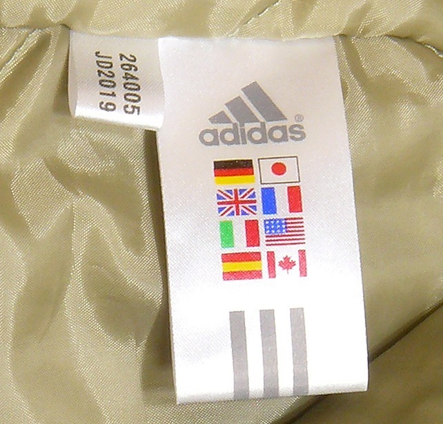 *adidas Adidas lady's with cotton polyester material for sport coat olive green bench coat S size 