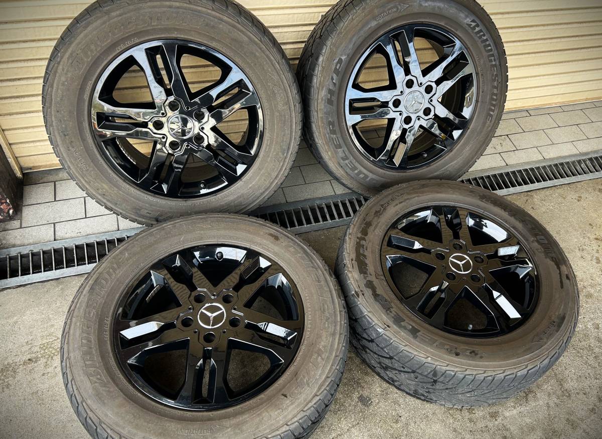 ベンツ W463 Gクラス 純正 （中古品）タイヤホイールセット（ブラック塗装）4本セット265/60R18　【ホイールはブラック塗装】_画像2