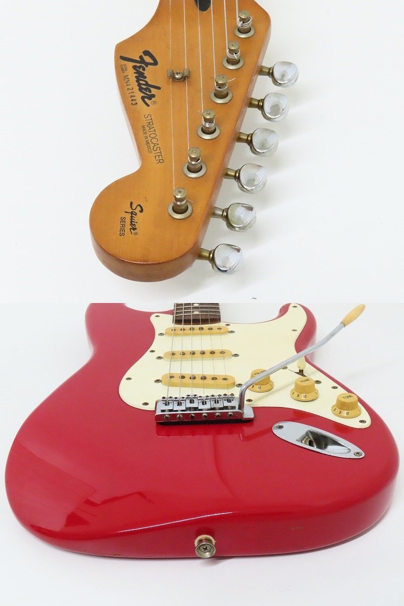 ♪♪Fender Mexico Squier Series Stratocaster 1994～1995年製 エレキギター ストラトキャスター フェンダーメキシコ♪018422009m♪♪_画像8