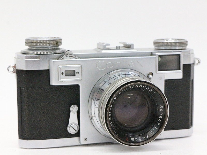 ●○CONTAX IIa/Carl Zeiss Jena Sonnar 5cm F2 T レンジファインダー フィルムカメラ コンタックス○●018892003J○●_画像1