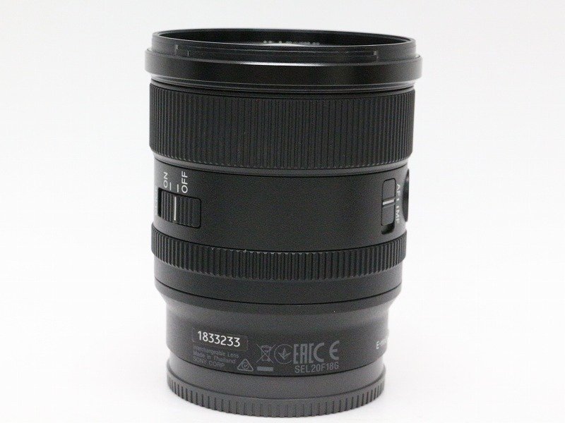 ●○【美品・元箱付】SONY SEL20F18G FE 20mm F1.8 G カメラレンズ 超広角 単焦点 Eマウント ソニー○●019670001m○●_画像4