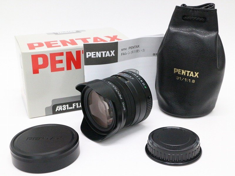 ●○【良品・元箱付】PENTAX smc PENTAX-FA 31mm F1.8 AL Limited カメラレンズ 広角 単焦点 Kマウント ペンタックス○●019681004m○●_画像1