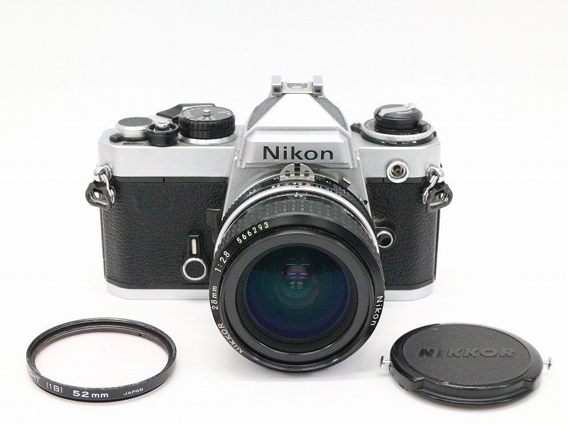 ●○Nikon FE/AI NIKKOR 28mm F2.8/MF-12 フィルム 一眼レフカメラ Fマウント ニコン○●019816002J○●_画像1