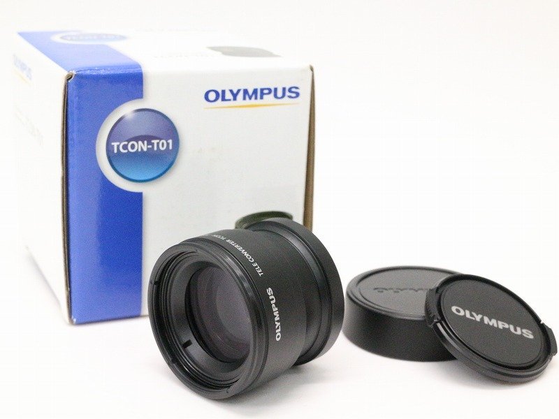 ●○【美品・元箱付】OLYMPUS TCON-T01 テレコンバーター オリンパス○●019729001m○●_画像1