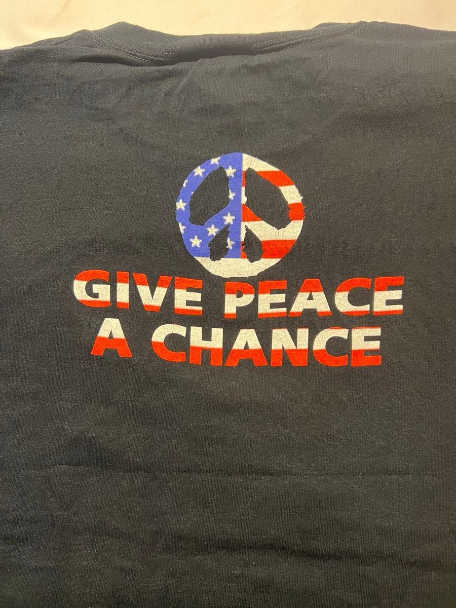 Give peace a chance ジョンレノンTシャツ