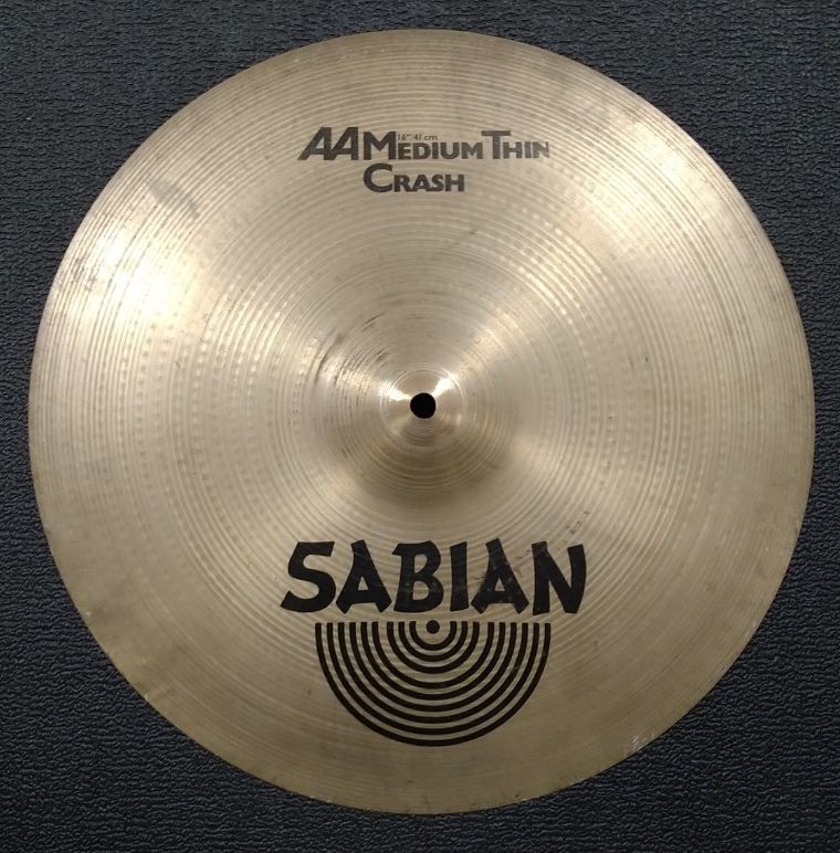 SABIAN AA MEDIUM THIN CRASH 16インチ_画像1