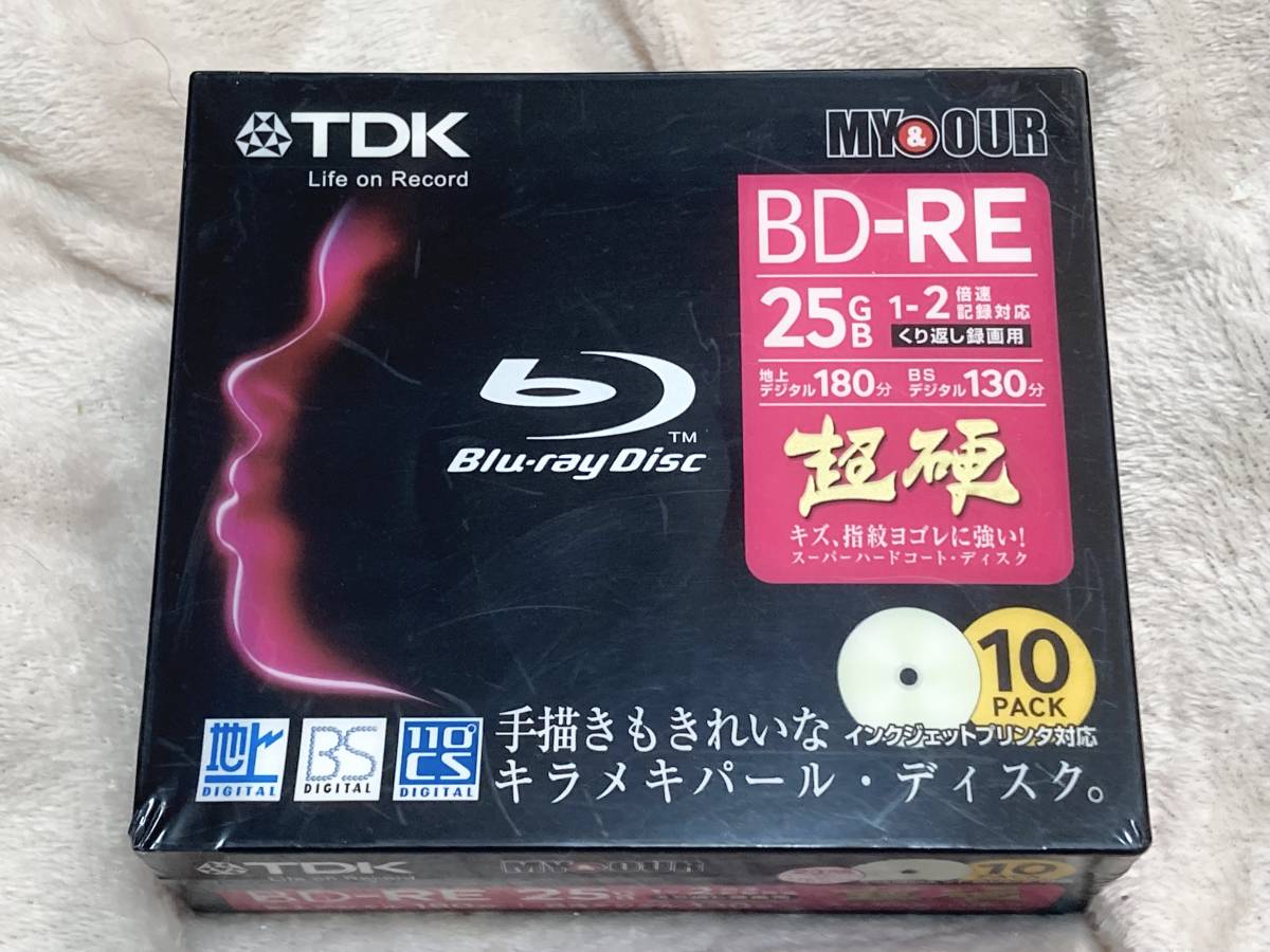 【送料無料】新品即決【計40枚】Panasonic 日本製 BD-RE 25GB 10枚パック/TDK 超硬 BD-RE 25GB 10枚パック＆20枚パック