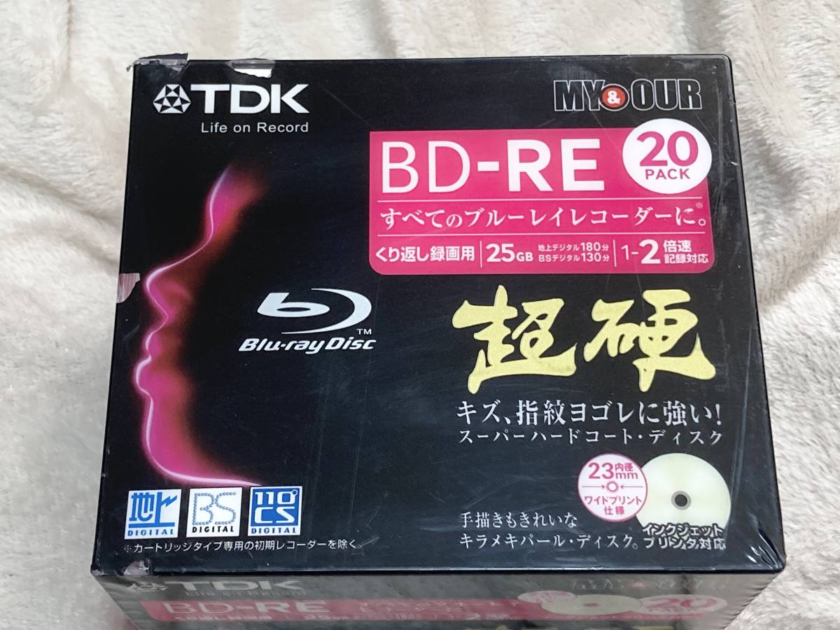 【送料無料】新品即決【計40枚】Panasonic 日本製 BD-RE 25GB 10枚パック/TDK 超硬 BD-RE 25GB 10枚パック＆20枚パック