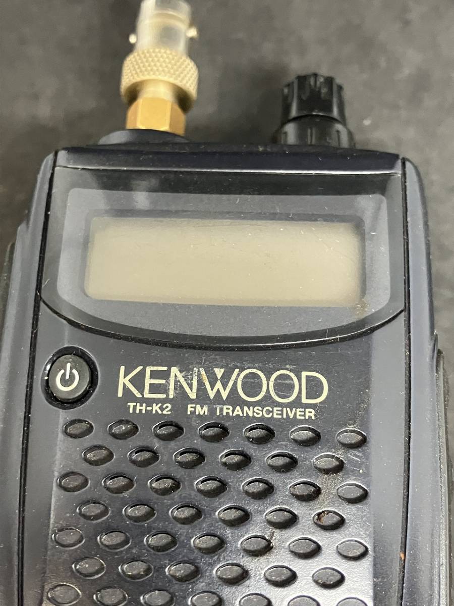 1円 希少 レア KENWOOD ケンウッド 無線機 TH-K27 レシーバー 無線機 携帯型 ハンディ アンテナ付 レトロ ヴィンテージ コレクション_画像10