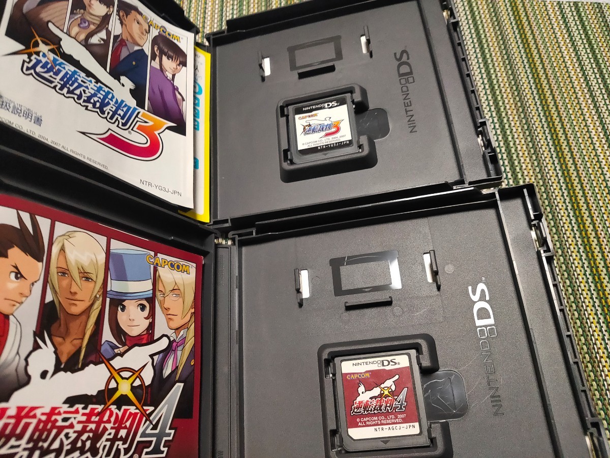 逆転裁判 1 2 3 4 逆転検事 1 2/CAPCOM カプコン Ace Attorney Nintendo DS