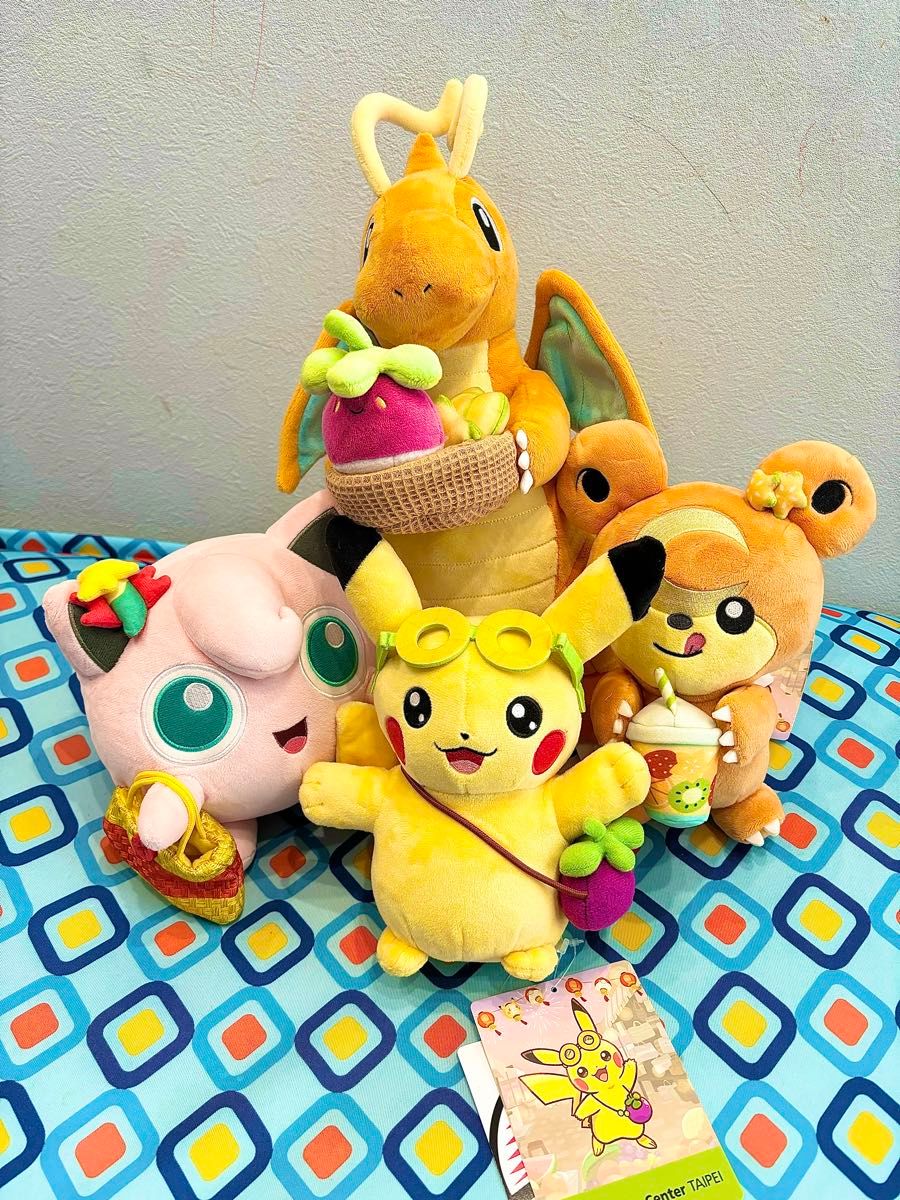ポケモンセンター 台北 限定ぬいぐるみ 4体セット オープン記念 ポケモンセンター 台北 限定ぬいぐるみ 4体セット オープン記念