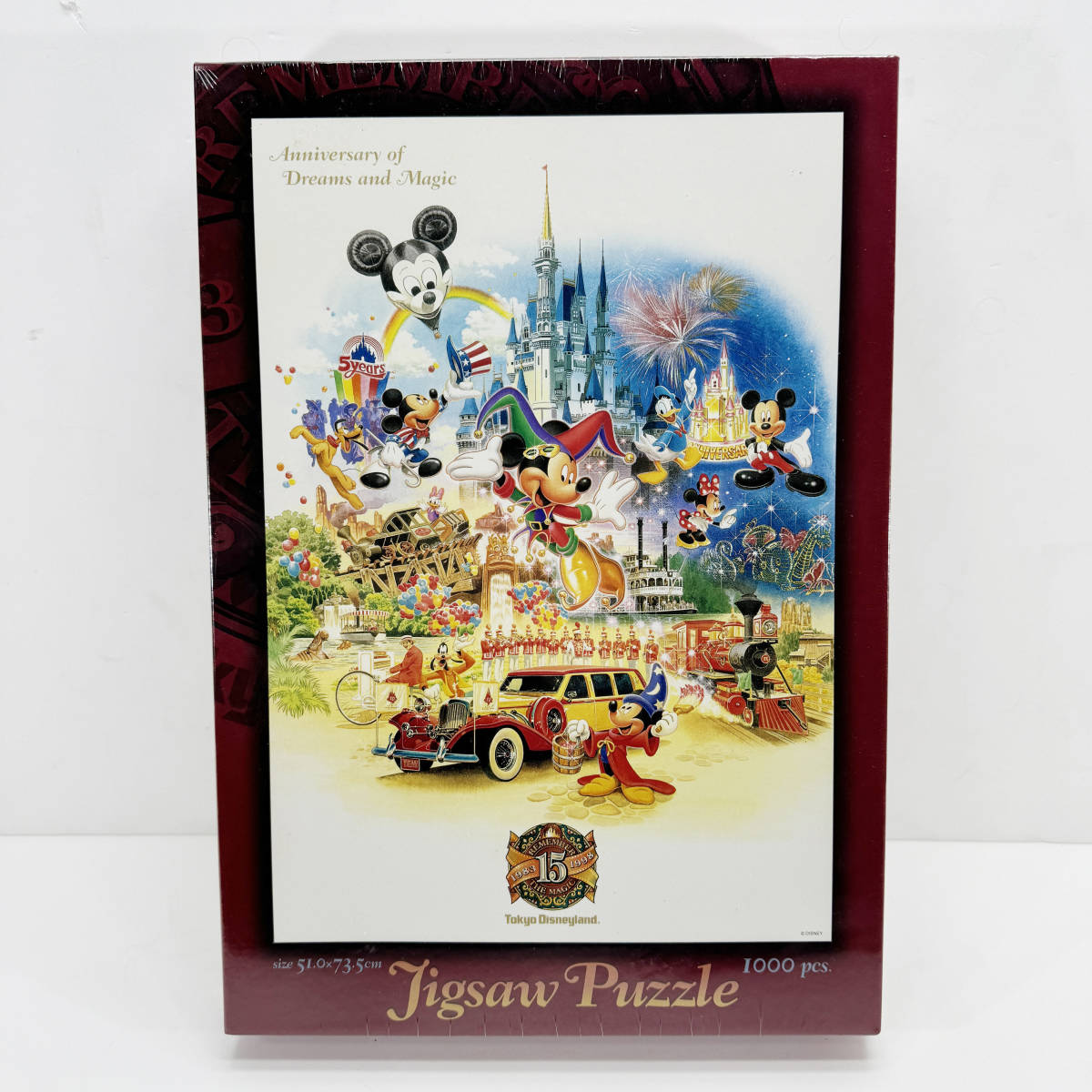 新品未開封 東京ディズニーランド 15周年 ジグソーパズル 1000 ピース ミッキー Disney