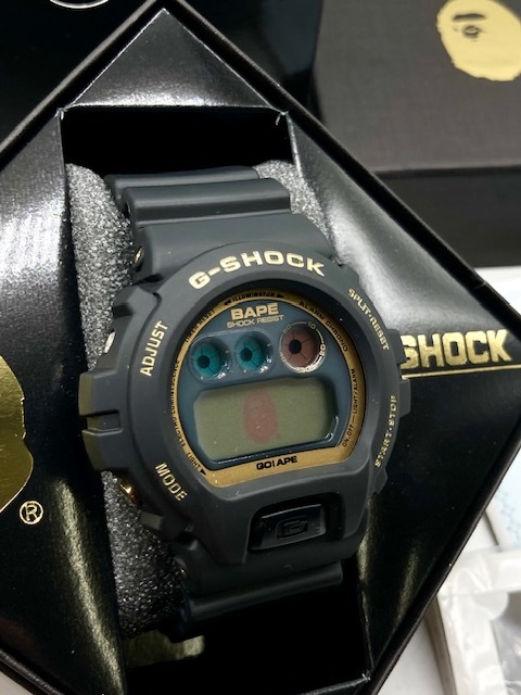 C552 CASIO カシオ G-SHOCK 1289 DW-8900 A BATHING APE アベイシングエイプコラボ 限定品_画像4