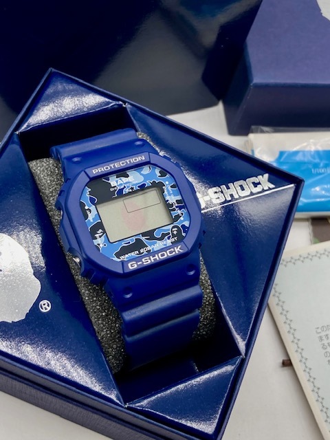 C553 CASIO カシオ G-SHOCK 1545 DW-5600VT A BATHING APE アベイシングエイプコラボ 限定品_画像4