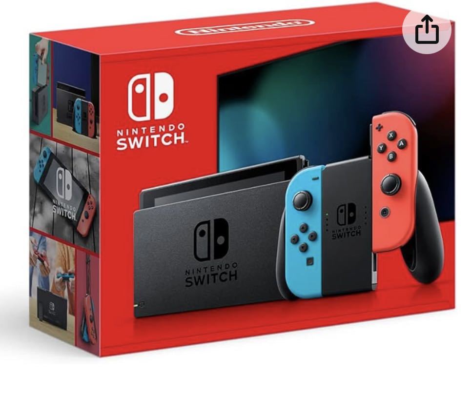 Nintendo Switch Joy-Con(L) ネオンブルー/(R) ネオンレッド　新品未開封品_画像1