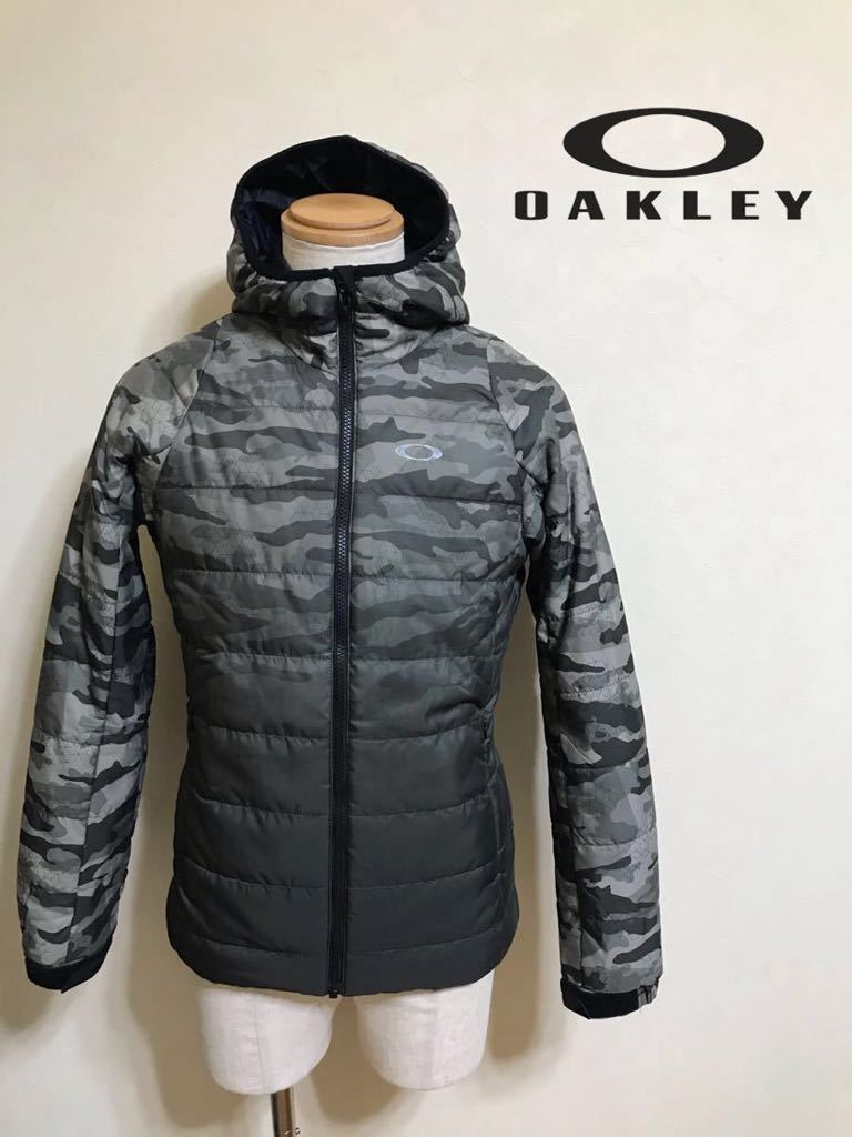 【新品】 OAKLEY ENHANCE INSULATION QUILTING JACKET オークリー 中わた ジャケット ジップパーカ トップス 日本サイズS 長袖 カモフラ_画像1