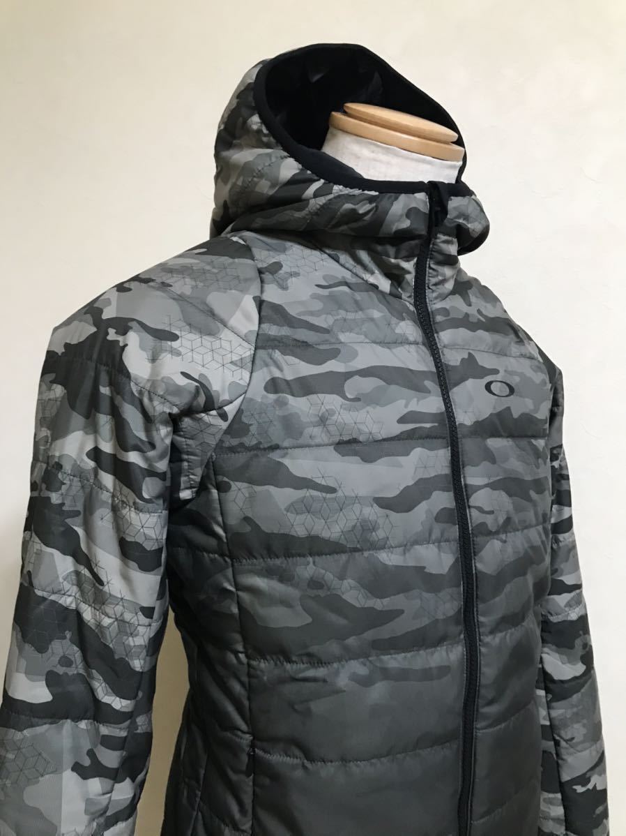 【新品】 OAKLEY ENHANCE INSULATION QUILTING JACKET オークリー 中わた ジャケット ジップパーカ トップス 日本サイズS 長袖 カモフラ_画像9