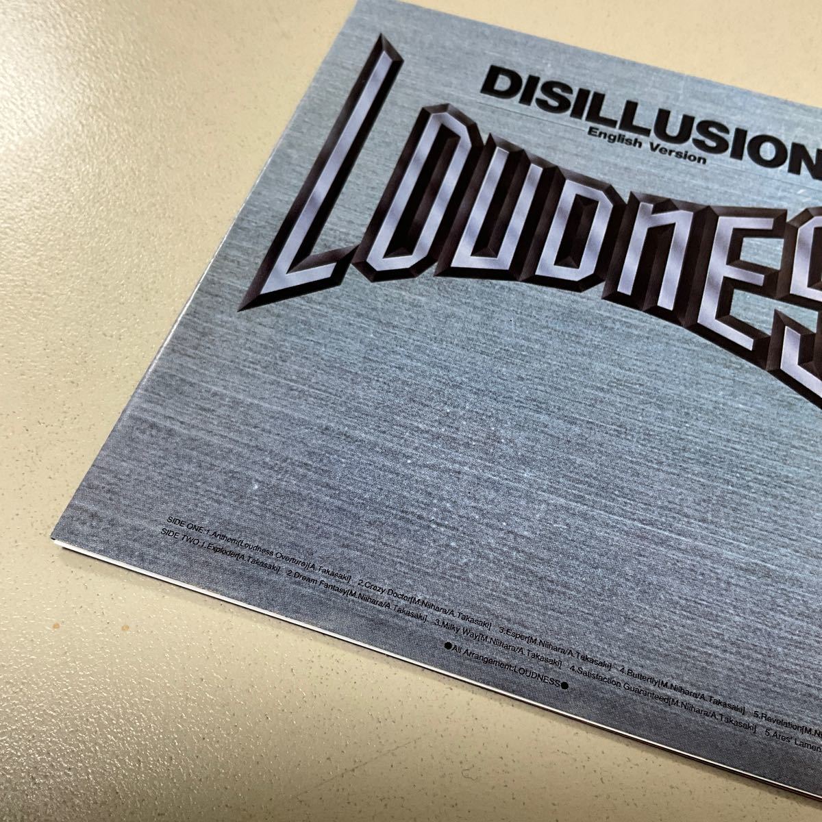 国内盤 紙ジャケ 帯付 ＬＯＵＤＮＥＳＳ ＤＩＳＩＬＬＵＳＩＯＮ ＥＮＧＬＩＳＨ ＶＥＲＳＩＯＮ／ラウドネス 撃剣霊化 英語盤_画像4