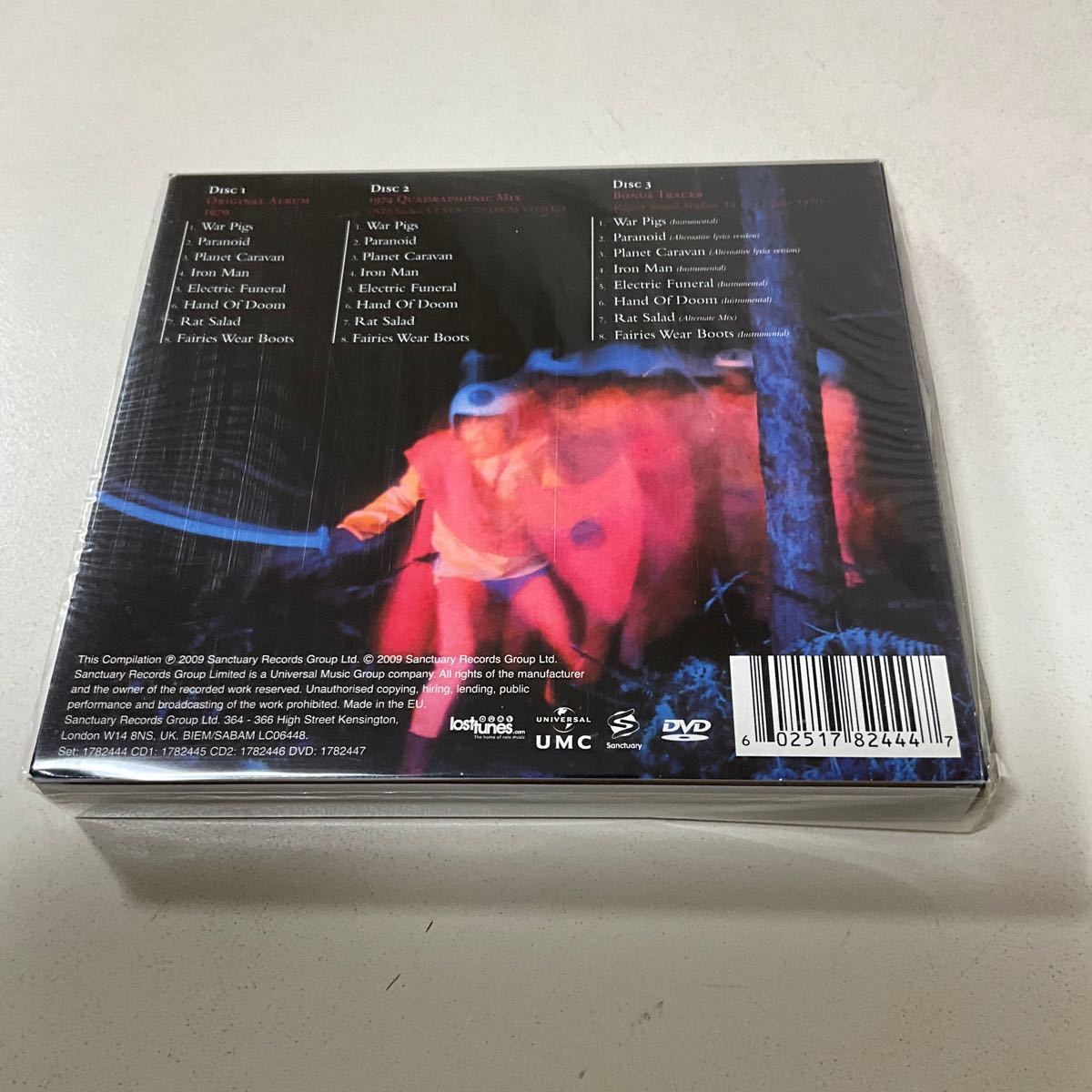 【輸入盤】 2CD+DVD Deluxe Expanded Edition Black Sabbath Ｐａｒａｎｏｉｄ ブラックサバスの画像2