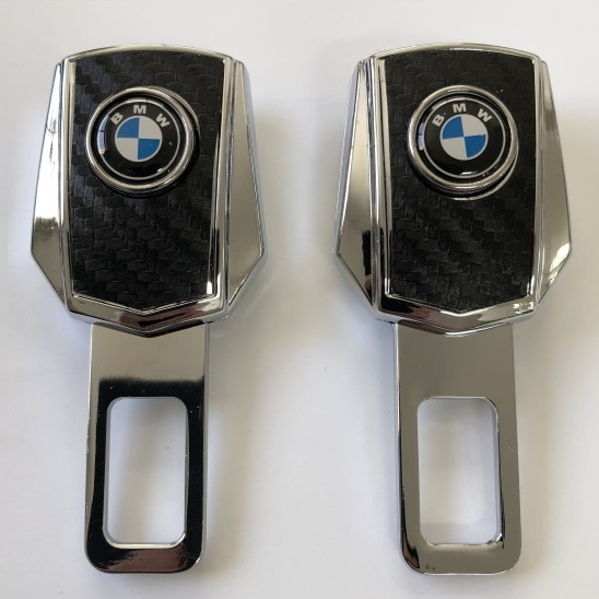 【2個セット】BMW カーボン柄 バックルクリップ Mスポーツ 3シリーズ グランツーリスモ M2 M3 M4 グランクーペ M5 Z4 X1 X5 X3 X6 E46_画像1