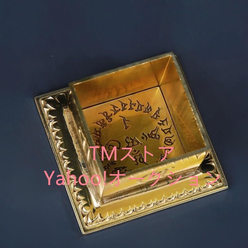 密教法具 五輪塔 梵字 真鍮仏具 総高18cm 内部収納あり 経文入れ 密教法具 五輪塔 梵字 真鍮仏具 総高18cm 内部収納あり 経文入れ