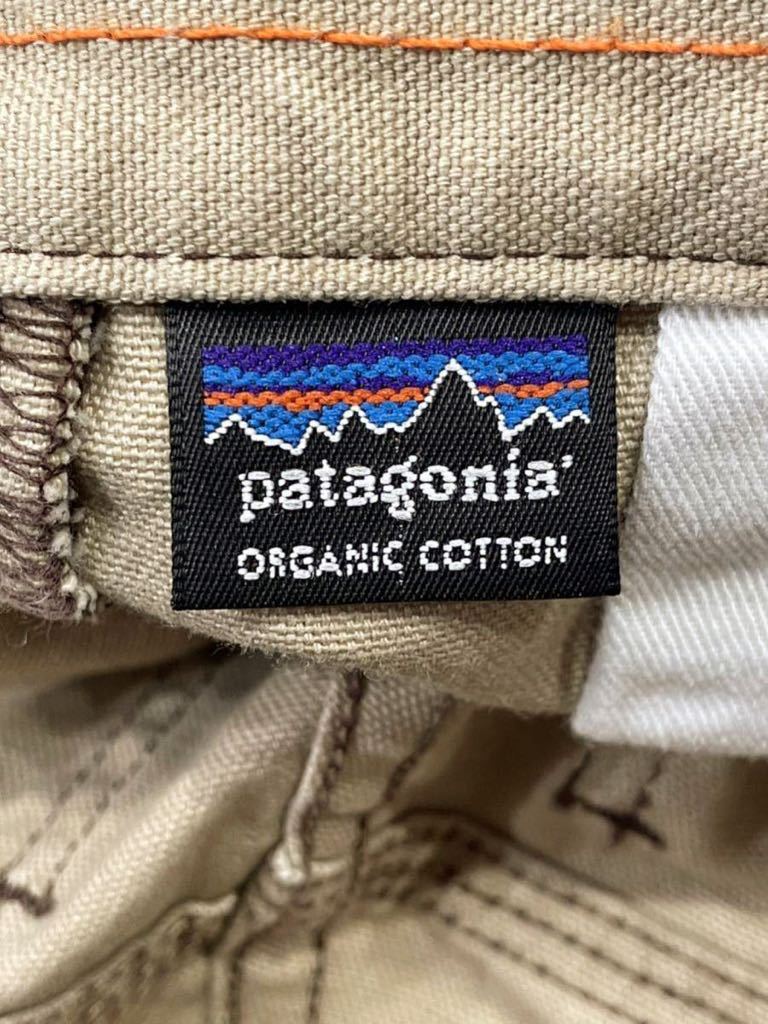 大人気モデル！ 02年 Patagonia パタゴニア オーガニックコットン カーゴパンツ ベージュ W76 メンズ アウトドア 55500 新規×_画像5