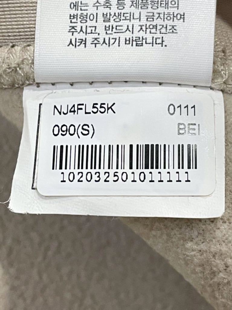 韓国モデル！ THE NORTH FACE ノースフェイス RIMO FLEECE JACKET NJ4FL55K フリースジャケット ボア アイボリー S 90 メンズ ○ 新規×_画像10